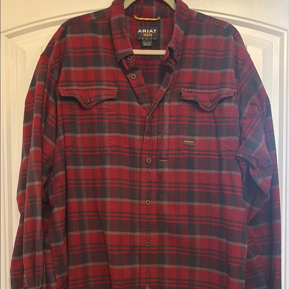 Ariat Rebar Flannel Button Front Shirt